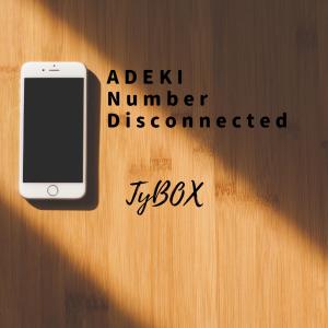 ดาวน์โหลดและฟังเพลง ADEKI Number Disconnected พร้อมเนื้อเพลงจาก Tybox