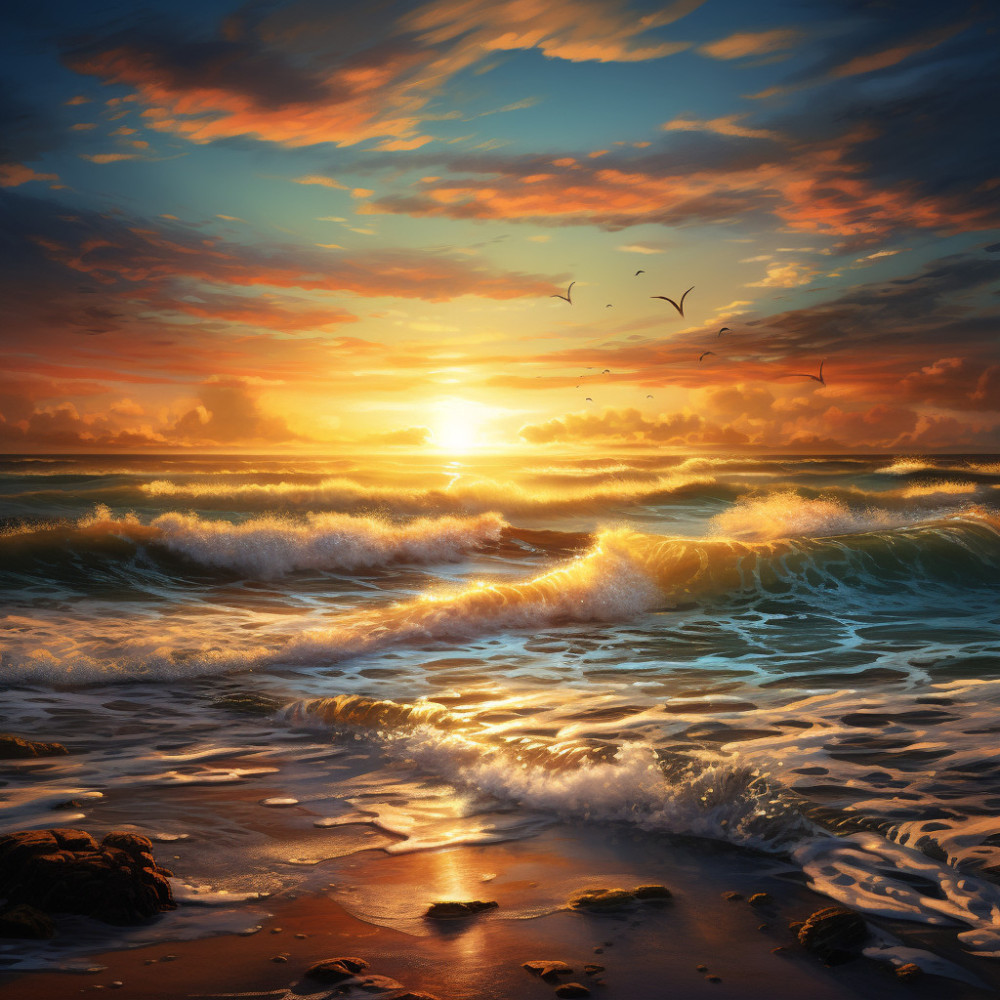 Peaceful Ocean Harmony Symphony