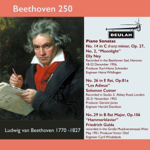อัลบัม Beethoven 250 Piano Sonatas Nos. 14,26 and 29 ศิลปิน Elly Ney