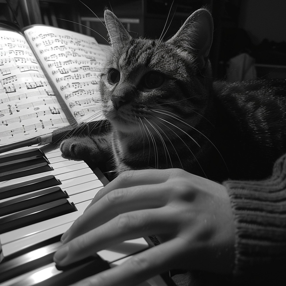 El Suave Ronroneo De Armonía Del Piano