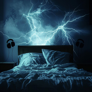 Binaural Beats Deep Sleep的專輯Thunder Sleep: Stormy Respite Melody