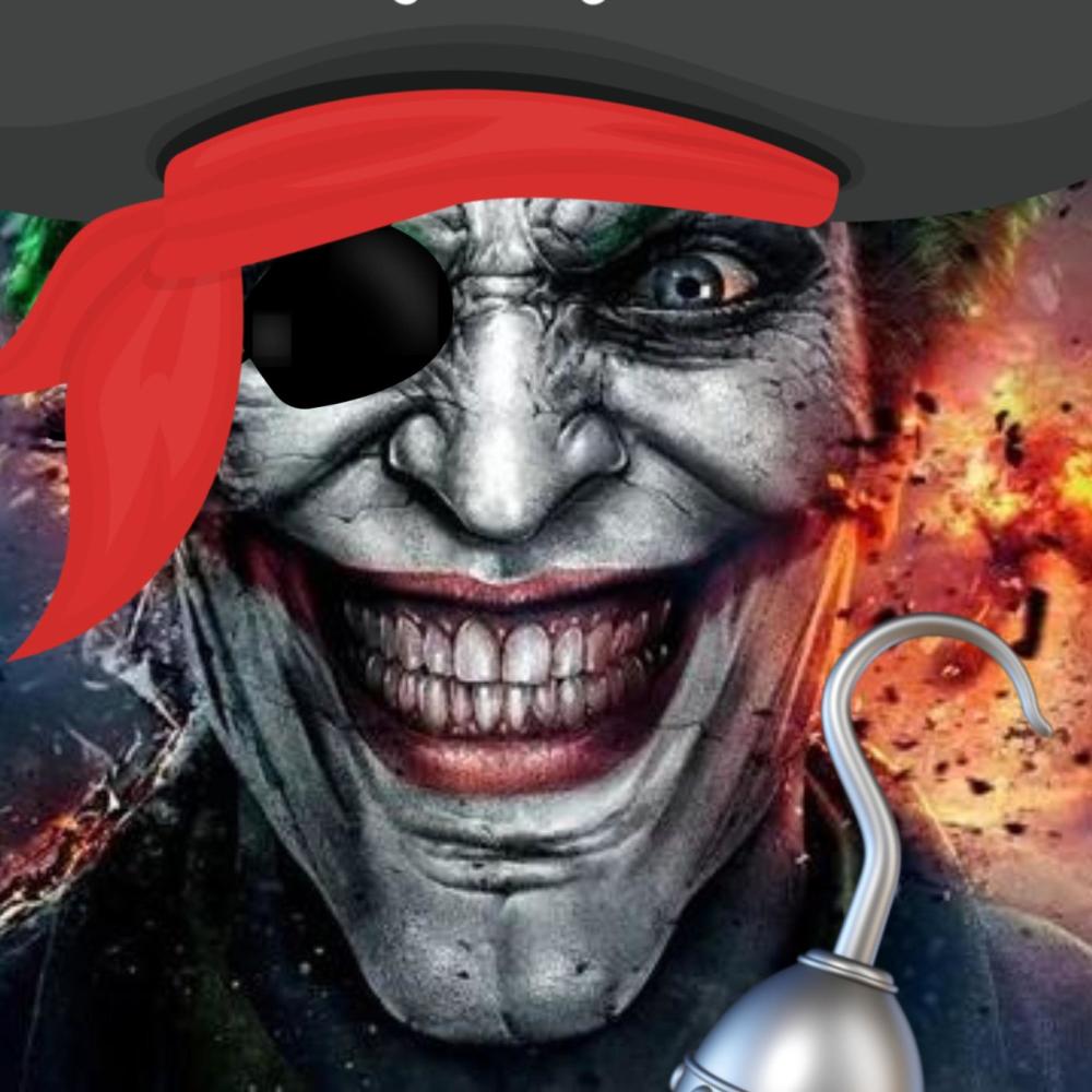 evil jonkler why so serious pirate (Reversed)