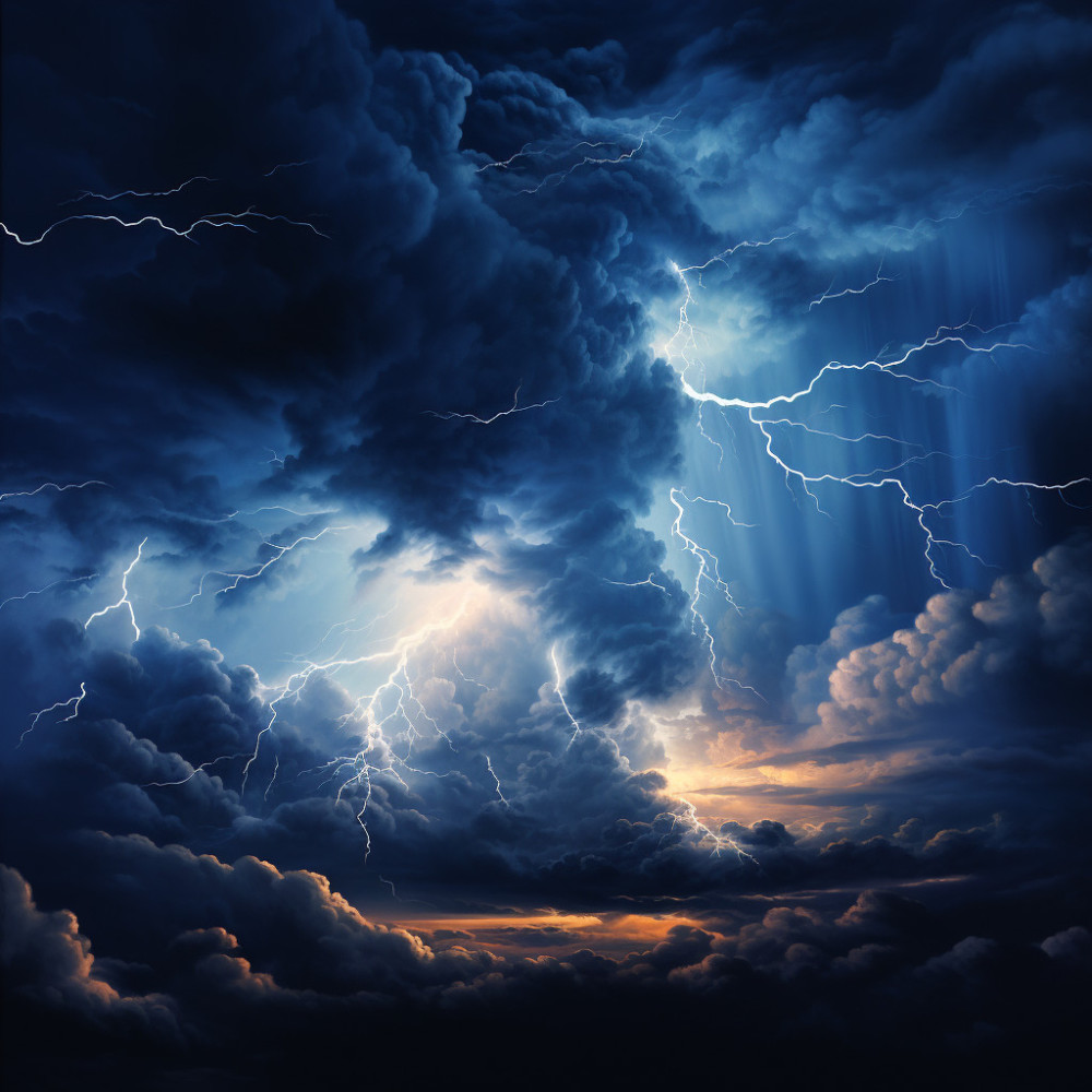 Serene Thunder's Soothing Sound