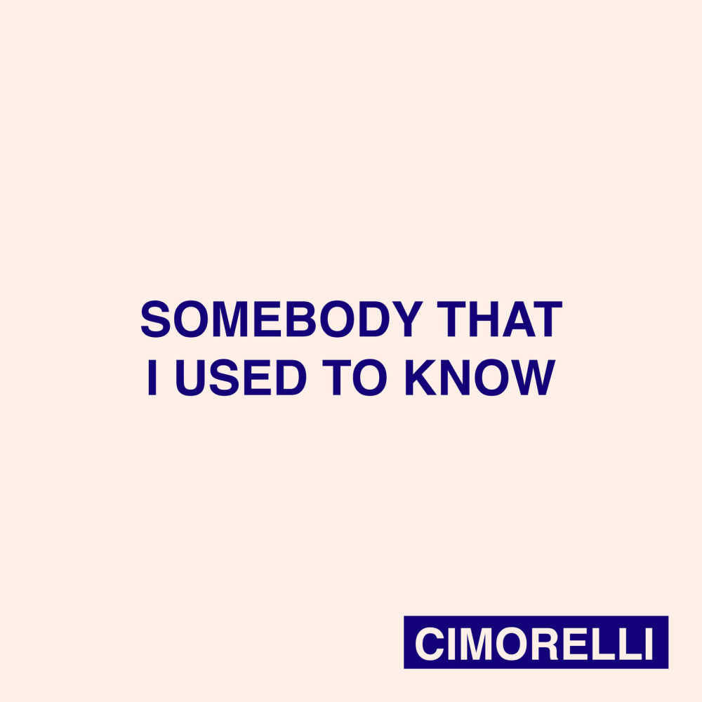 Somebody That I Used to Know