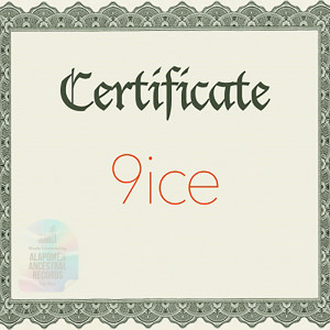 Certificate dari 9ice