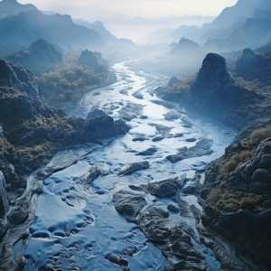 อัลบัม Focused River Sounds: Natural Clarity ศิลปิน Snowstorm Blizzard