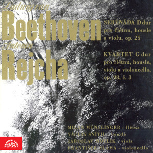 อัลบัม Beethoven: Serenade for Flute, Violin and Viola, Op. 25, Rejcha: Quartet for Flute, Violin, Viola and Cello, Op. 98 No. 3 ศิลปิน Milan Munclinger