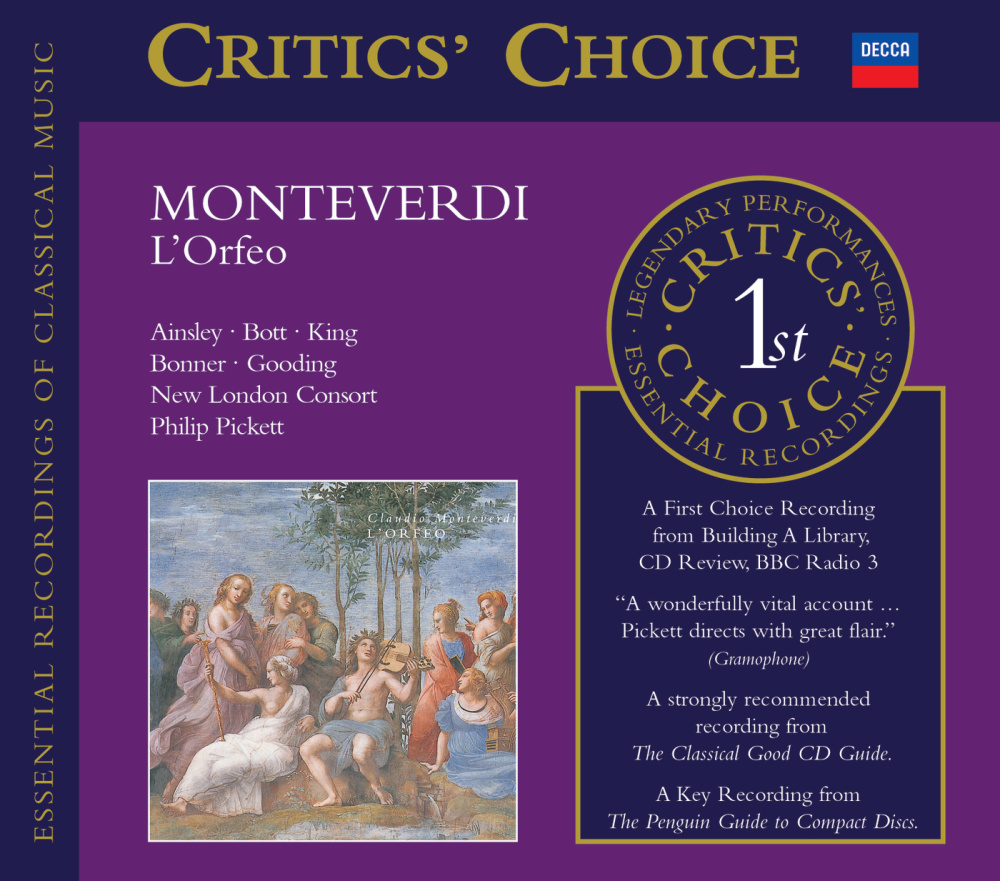 Monteverdi: L'Orfeo - Act 3 - O tu ch'innanzi morte