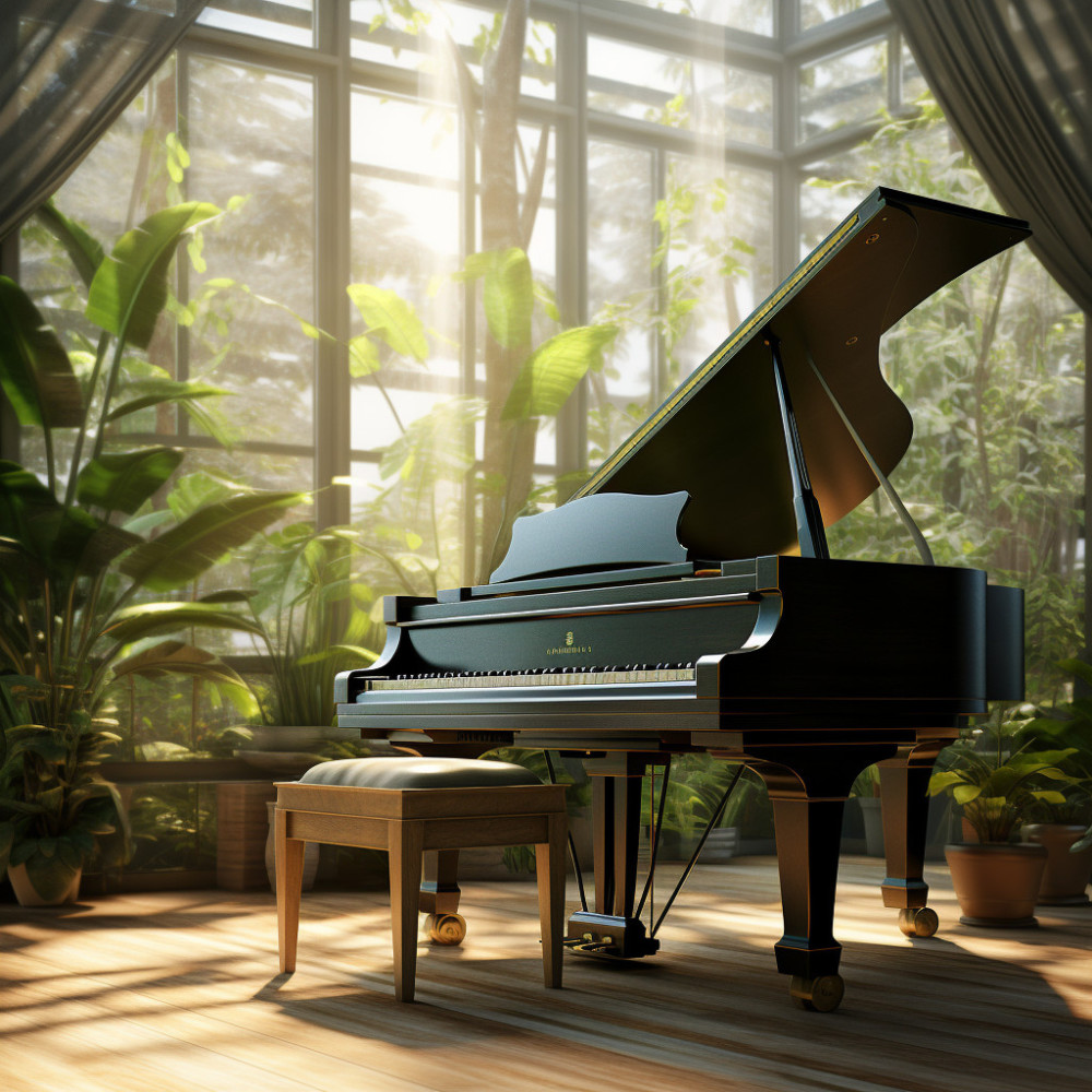 Yoga Sunset Piano Harmony