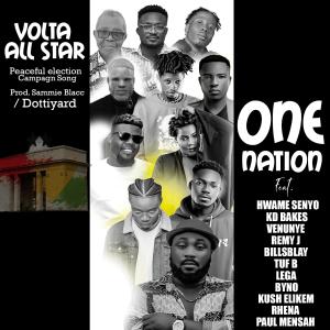 收聽Kush Elikem的One Nation (feat. Kd Bakes, Venunye, BillsBlay, Remy j, Tuf B, Lega, Bino, Rhena, Paul Mensah & Kwame Senyo)歌詞歌曲