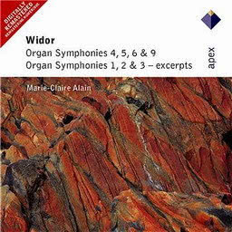 Marie-Claire Alain的專輯Widor : Organ Symphonies Nos 4 - 6 & 9, Organ Symphonies 1 - 3 [Excerpts]  -  Apex