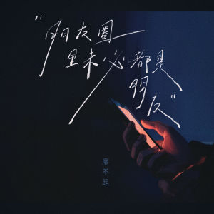 Listen to 朋友圈里未必都是朋友 song with lyrics from 廖不起