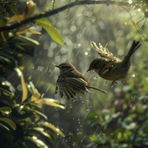 Gentle Rain Relaxation: Binaural Sounds of Nature and Birds