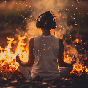 อัลบัม Relaxation Fires Glow: Soothing Harmonies ศิลปิน Mystical Nature Fire Sounds