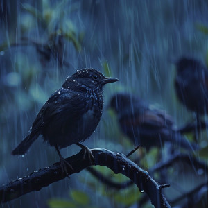 อัลบัม Yoga Peace with Binaural Nature Birds and Rain ศิลปิน Thunderstorm
