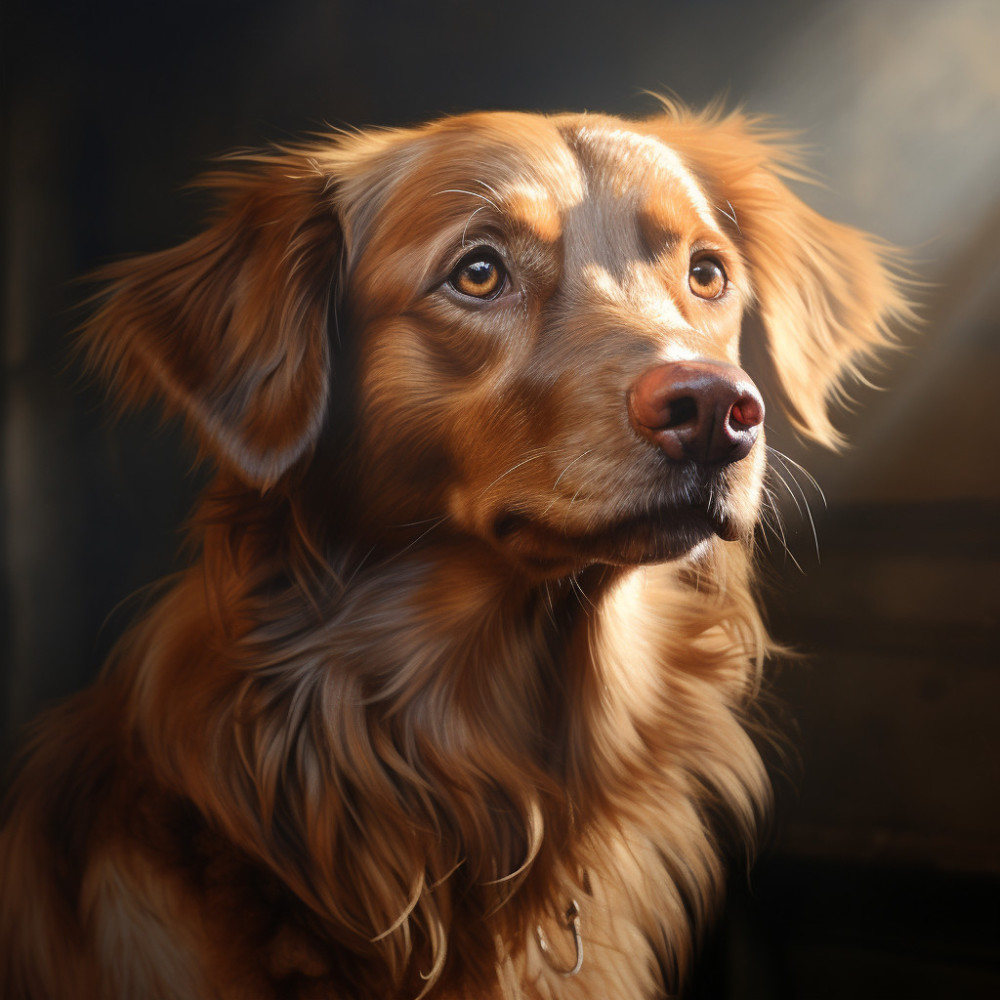 Canine Serenity in Gentle Echoes