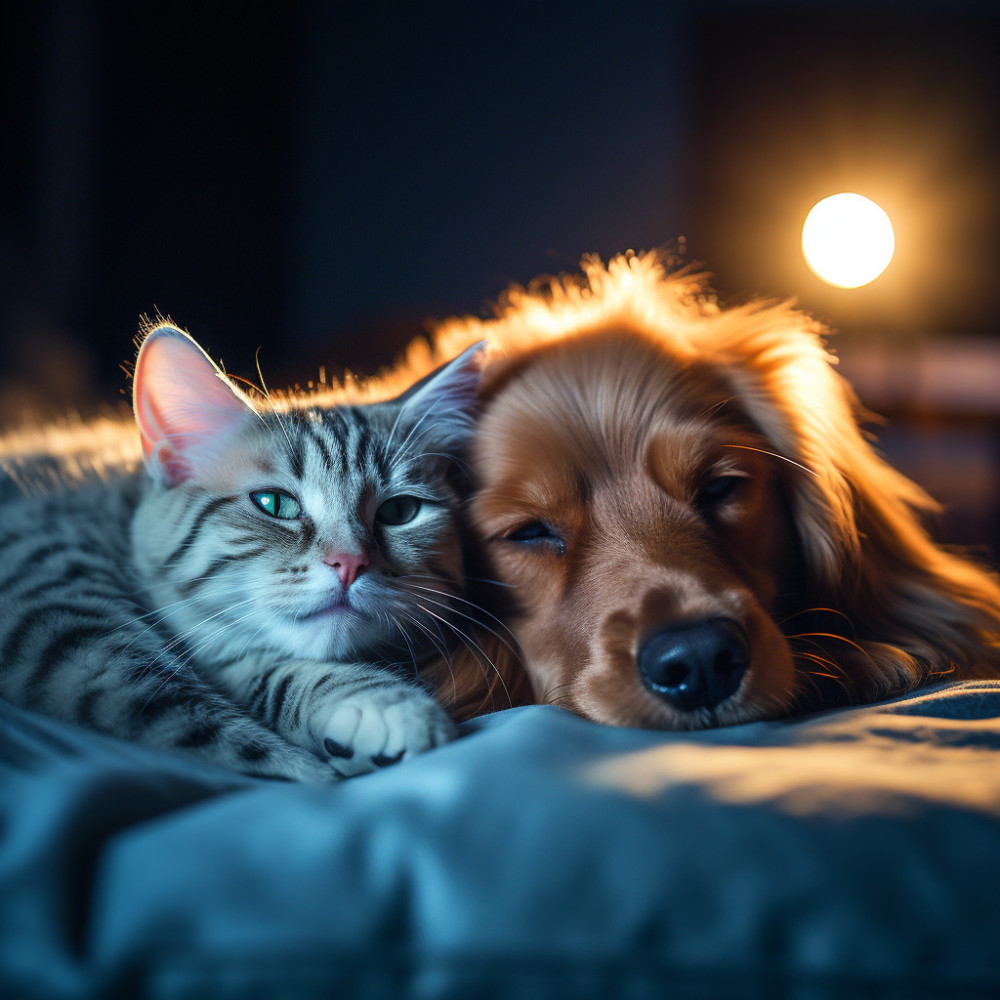 Comforting Rainy Melody for Your Furry Friend