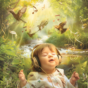 Nature Field Recordings的專輯Nature’s Nursery: Binaural Bird and Creek Sounds for Baby - 80 88 Hz