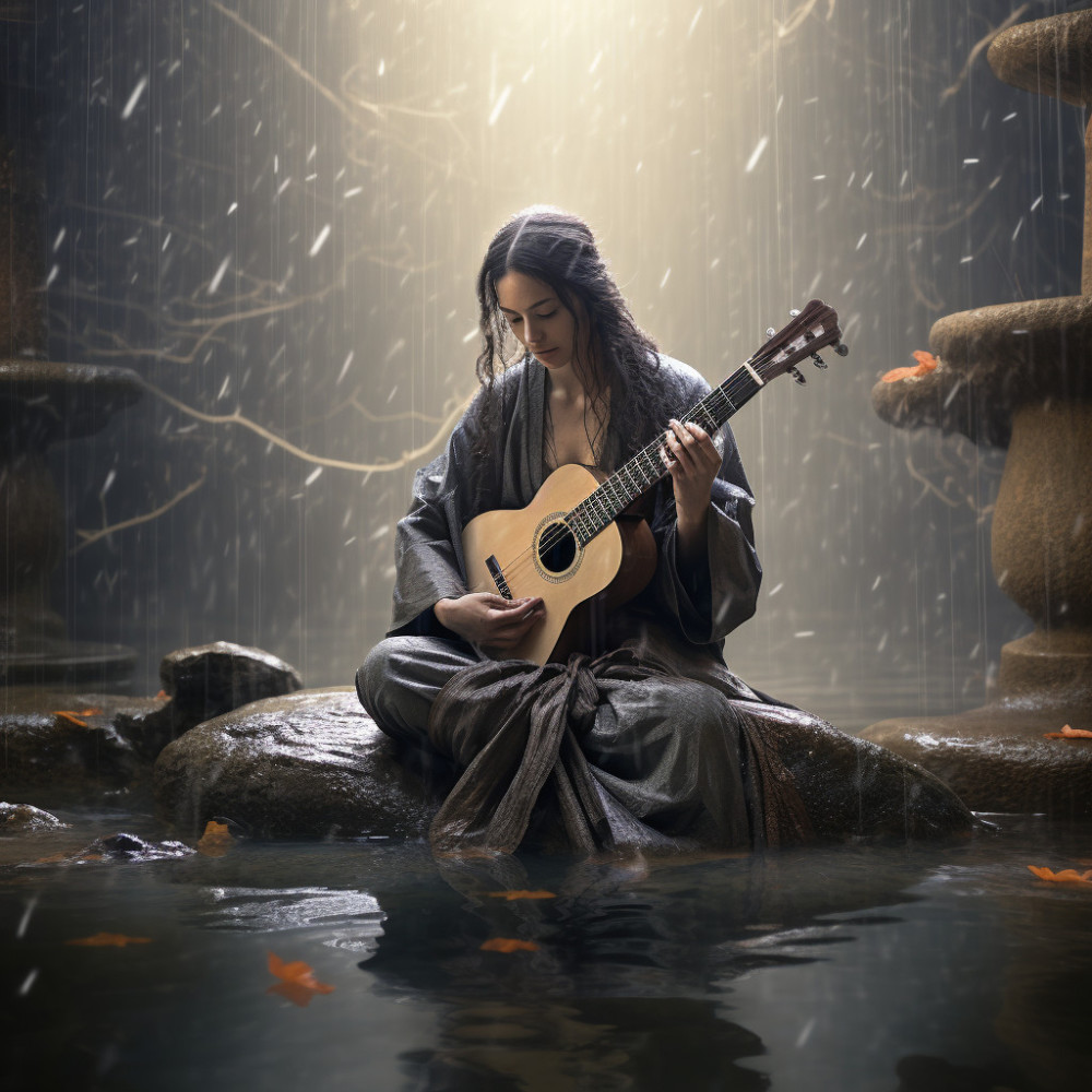 Raindrop Serene Peace