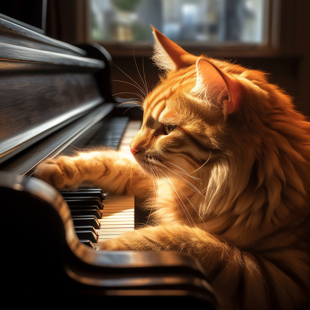 Serenata De Piano Para Amigos Peludos: Melodías Etéreas