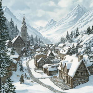Wlhr的專輯Town Veiled in White (Octopath Traveler but it's lofi)