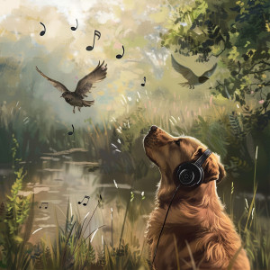 อัลบัม Binaural Walks: Birds and Dogs Harmony - 78 72 Hz ศิลปิน Dog Calming Music