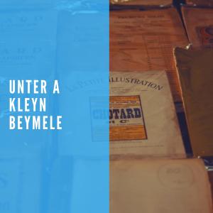 Album Unter a Kleyn Beymele from Theodore Bikel