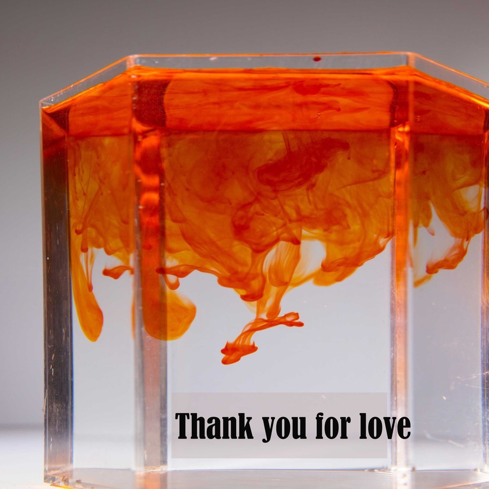Thank you for love