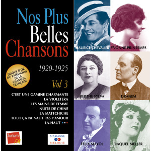 Various的專輯Nos plus belles chansons, Vol. 3: 1920-1925