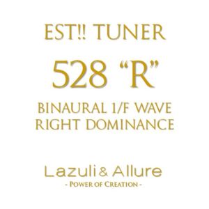 Listen to EST!! TUNER 528 "R" - Binaural 1/F Wave , Right Dominance song with lyrics from Lazuli