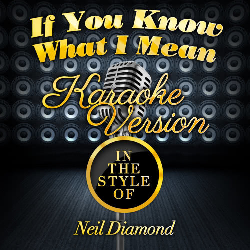 If You Know What I Mean (In the Style of Neil Diamond) [Karaoke Version] (Karaoke Version)