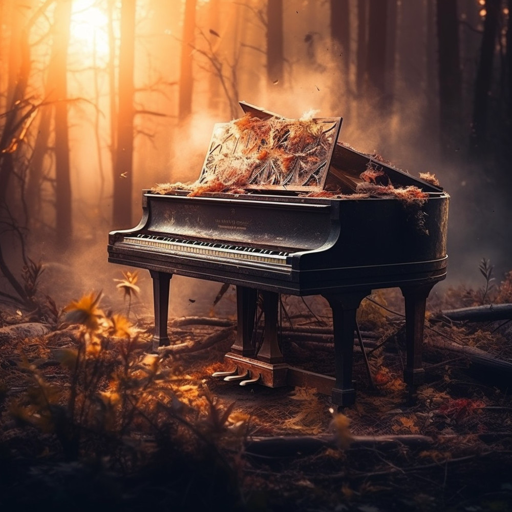 Harmonic Piano Rhythmic Echoes