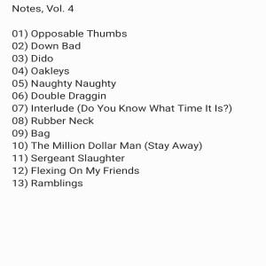 Album Notes, (Vol. 4) from 