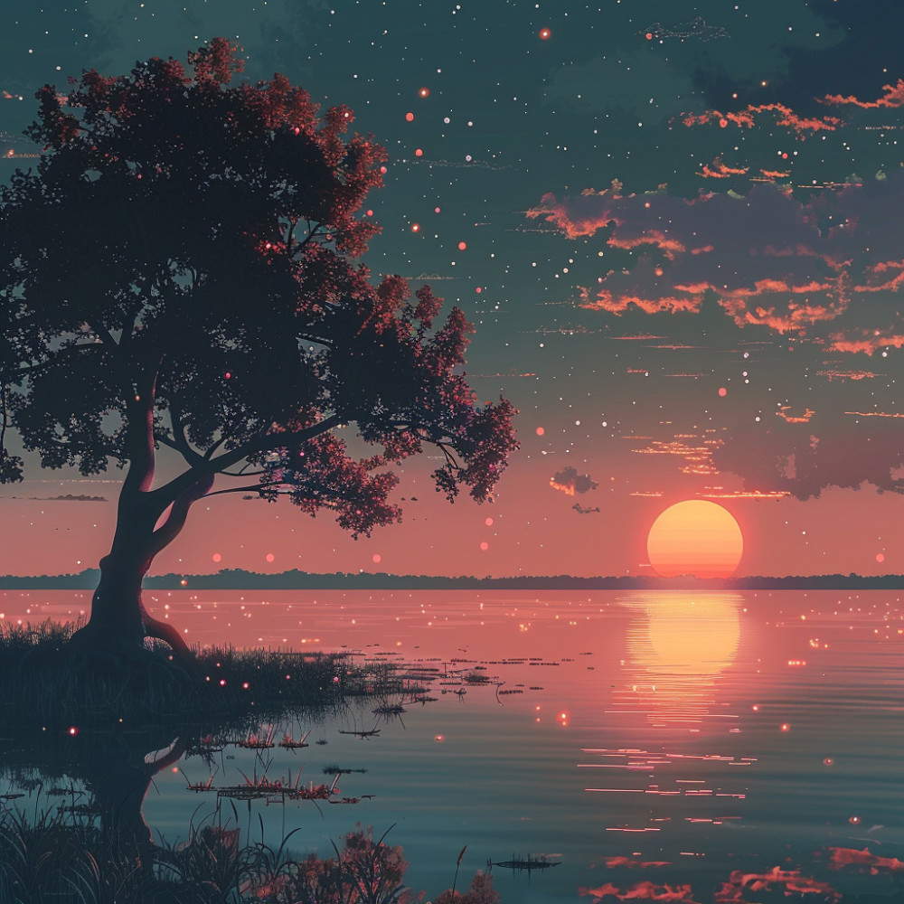 Serene Daydreams in Soft Light
