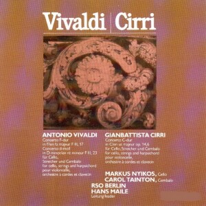 Album Concertos for Cello and Harpsichord from Markus Nyikos