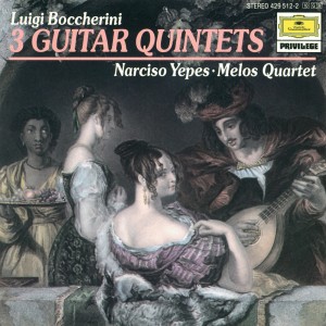 อัลบัม Boccherini: 3 Guitar Quintets ศิลปิน Melos Quartett