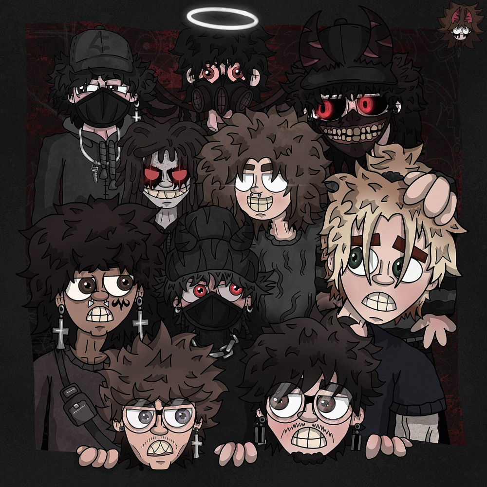 Intrusive Thoughts (feat. TwentyTwo5, WXSTED, Lathe, SenpaiBXC, S!XBLADES, Gorygemini, Whytylxr, VESSEL, NOVÂFLED & Sh4rd) (Explicit)