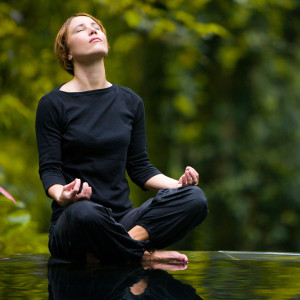 Ambient Music and Rainfall Yoga Flow