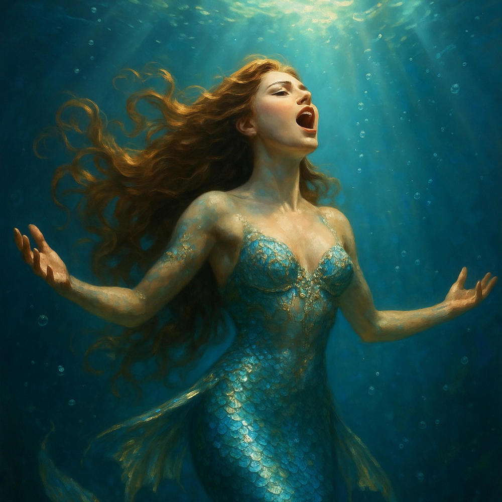 A Dazzling Mermaid In Aria