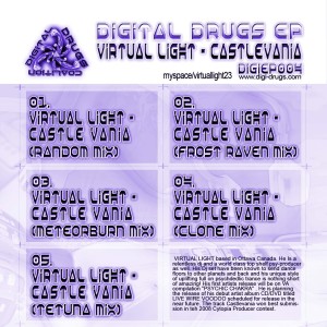 ดาวน์โหลดและฟังเพลง Castlevania (Clone Remix) พร้อมเนื้อเพลงจาก Virtual Light