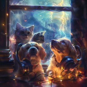 Pet Comfort: Soothing Thunder Music