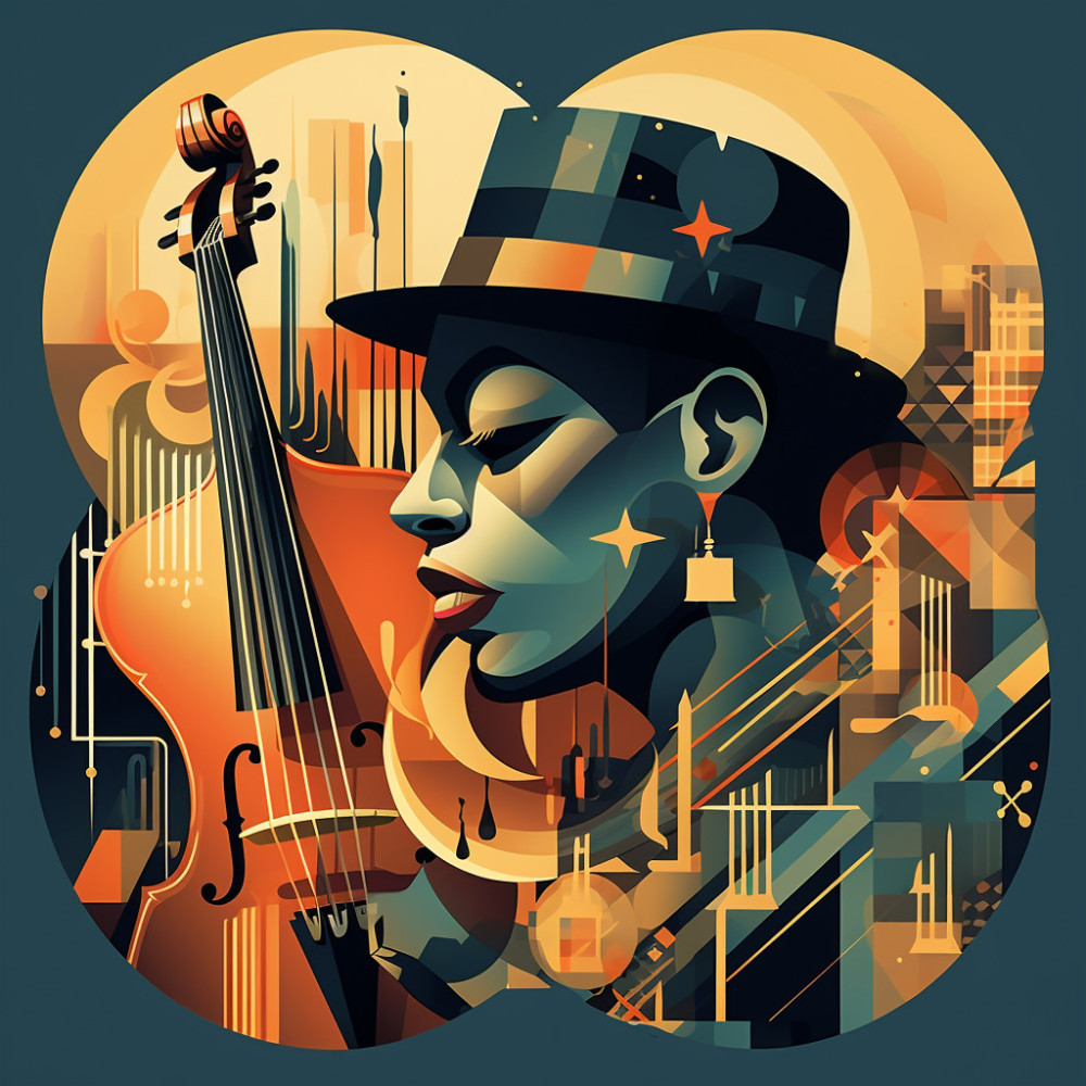 Vibrant Jazz Music Echo