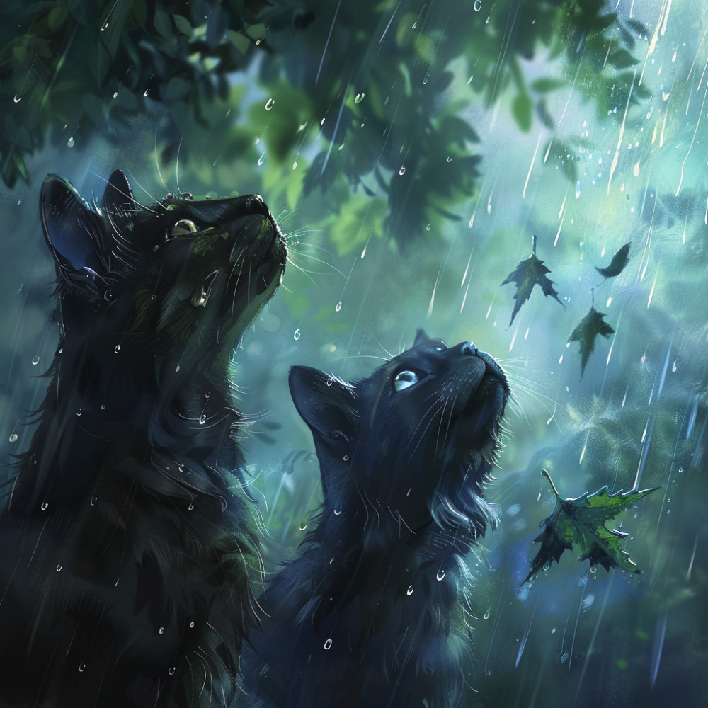 Serene Binaural Rain for Furry Friends
