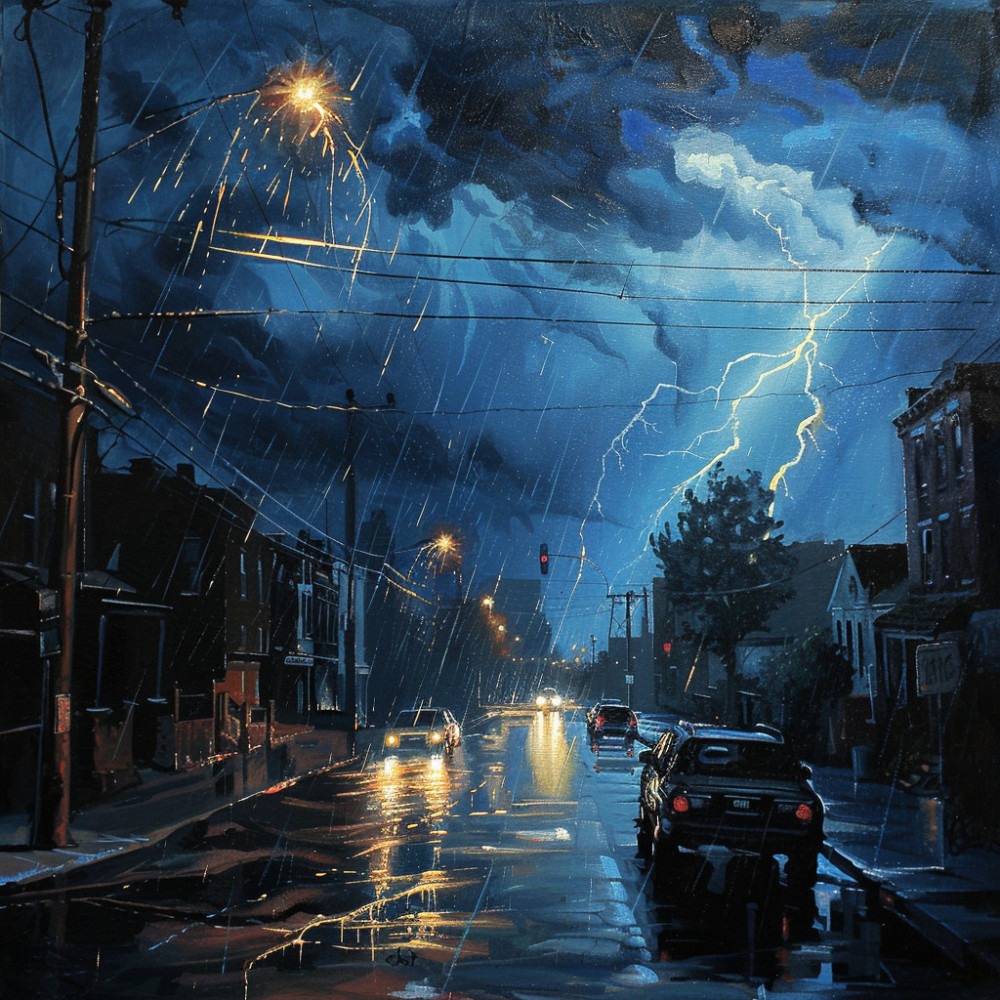 Soothing Rainfall and Thunder Sleep