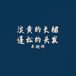 Listen to 淡黄的长裙 蓬松的头发 song with lyrics from 不跑调