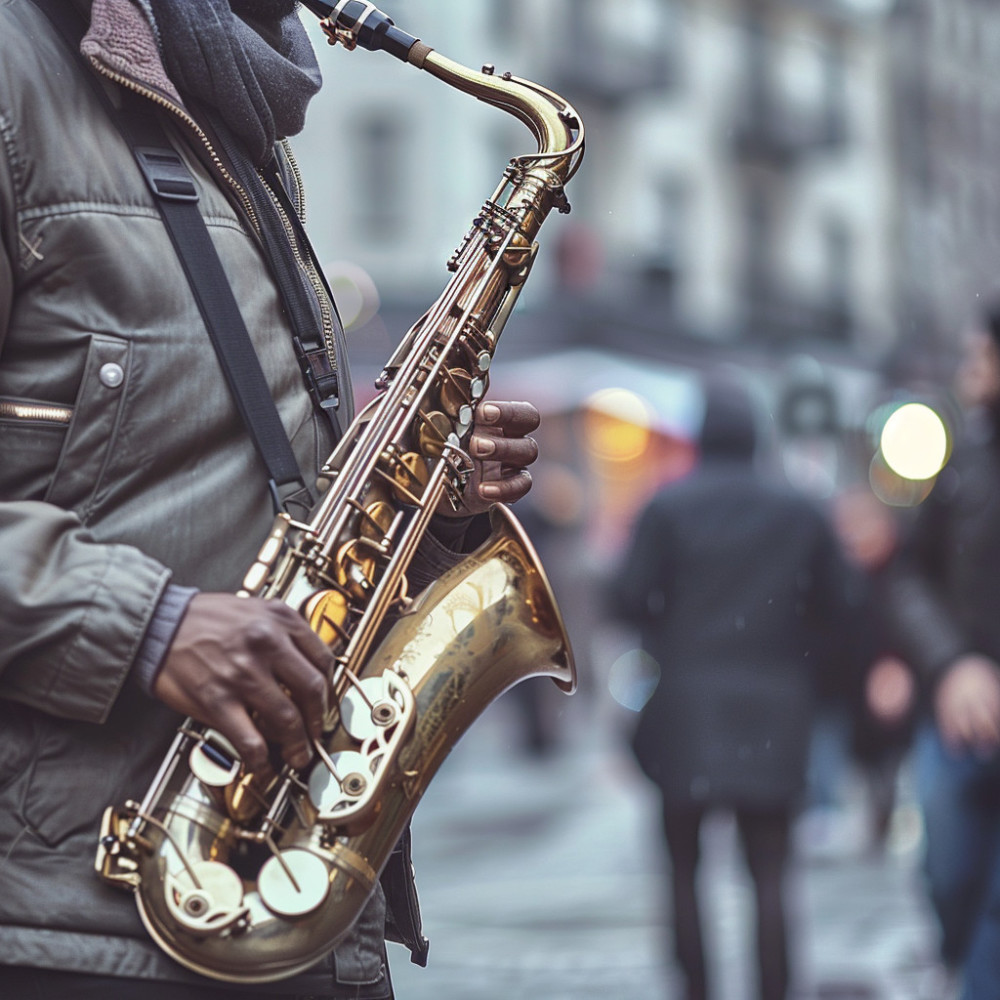 Eco De Jazz De Paisaje Ciudad