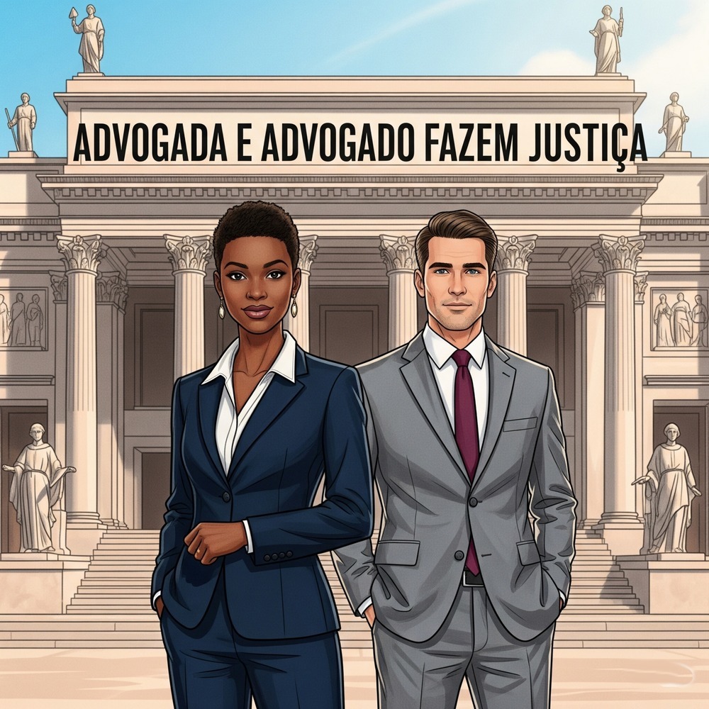 ADVOGADA E ADVOGADO FAZEM JUSTIÇA