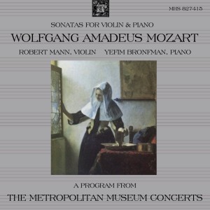 Robert Mann的專輯Mozart: Sonatas for Violin & Piano