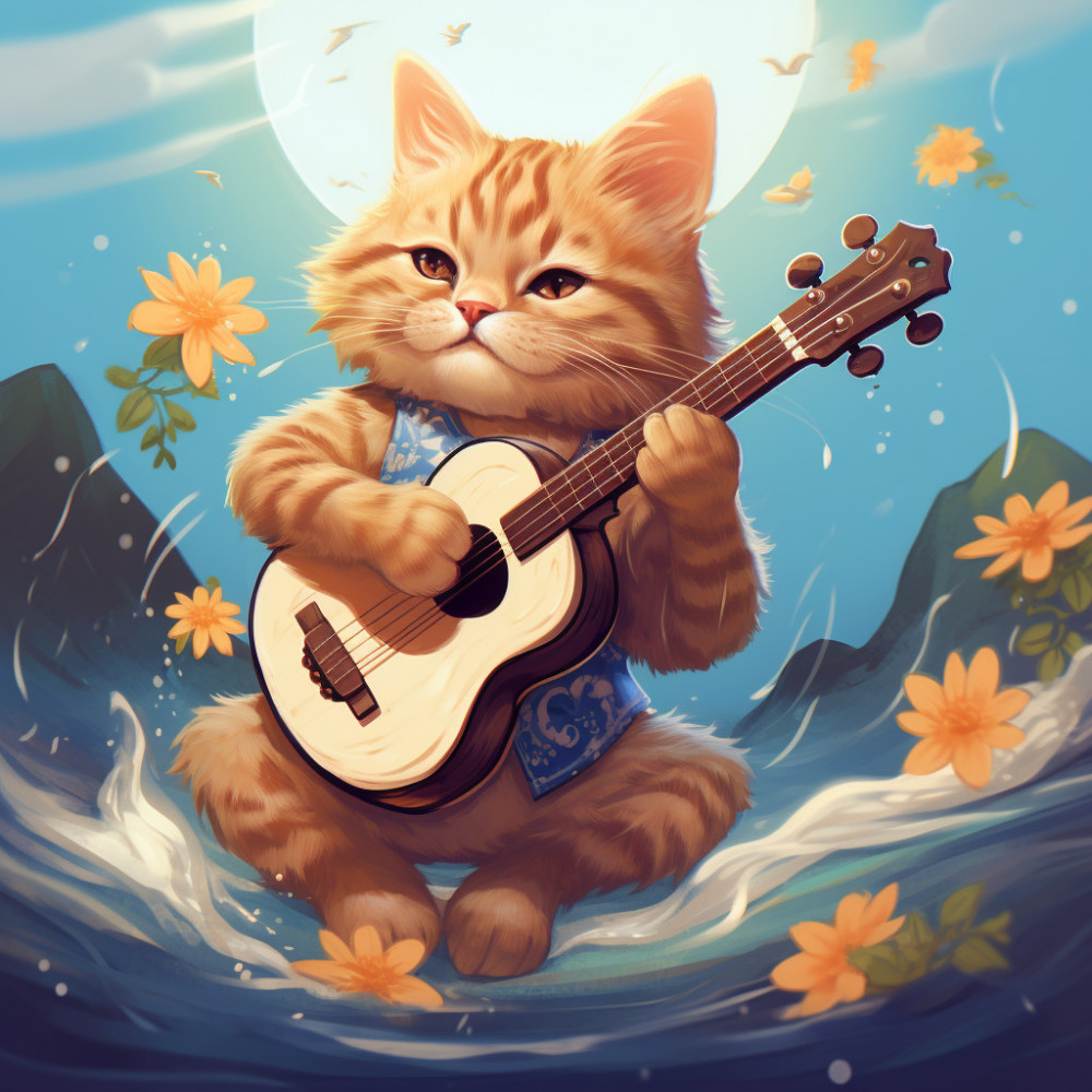 Cat's Serene Waves Cadence
