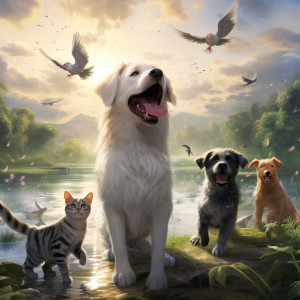 Harmonic Pet Firelight: Melodies for Animal Companions dari Stormy Station